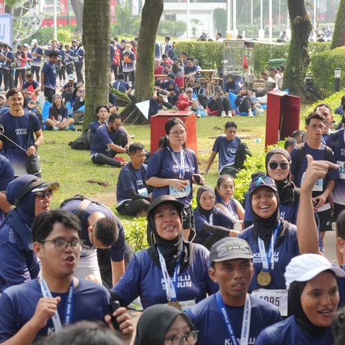 Race photo from KEMLU RUN 2026