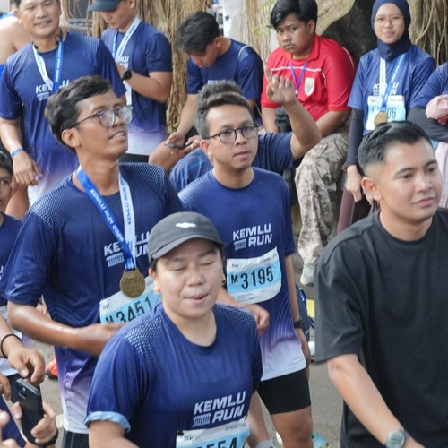 Race photo from KEMLU RUN 2026