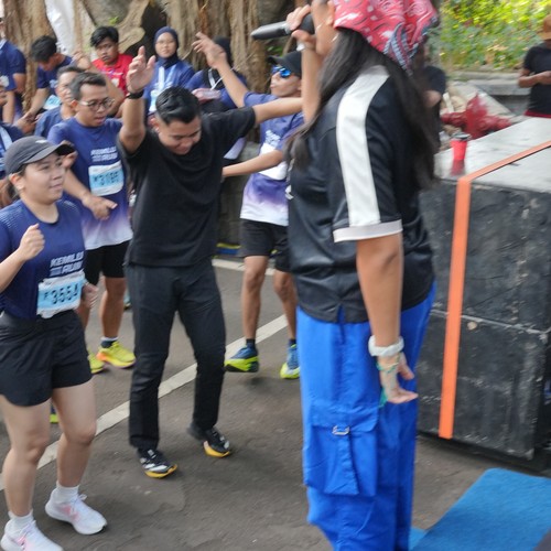 Race photo from KEMLU RUN 2026