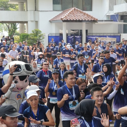 Race photo from KEMLU RUN 2026
