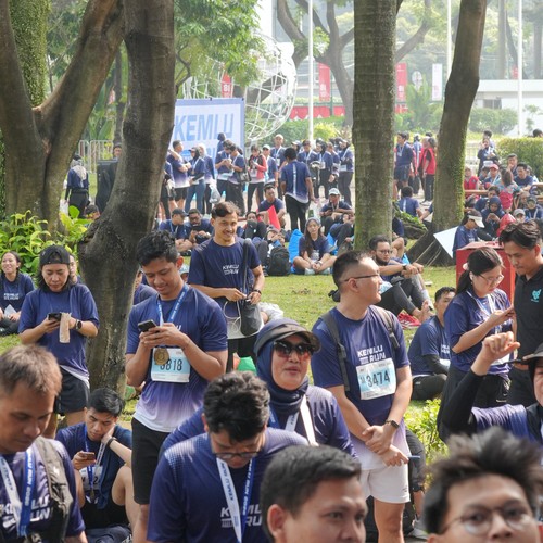 Race photo from KEMLU RUN 2026
