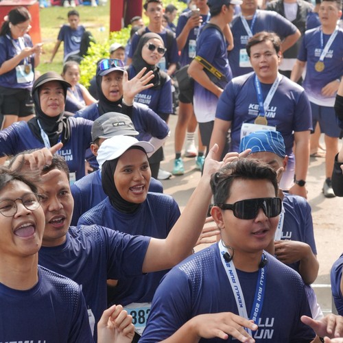 Race photo from KEMLU RUN 2026