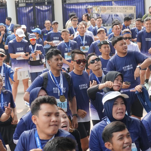 Race photo from KEMLU RUN 2026