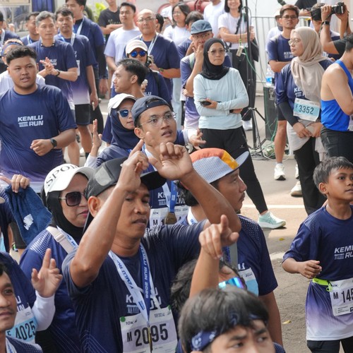 Race photo from KEMLU RUN 2026