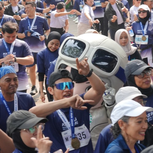 Race photo from KEMLU RUN 2026