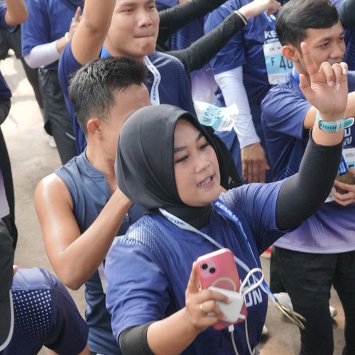 Race photo from KEMLU RUN 2026