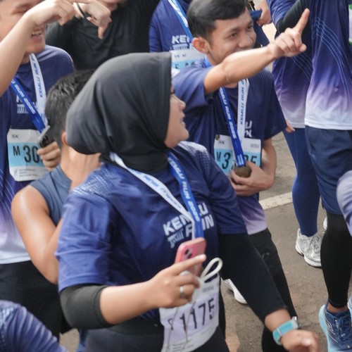 Race photo from KEMLU RUN 2026
