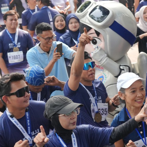 Race photo from KEMLU RUN 2026