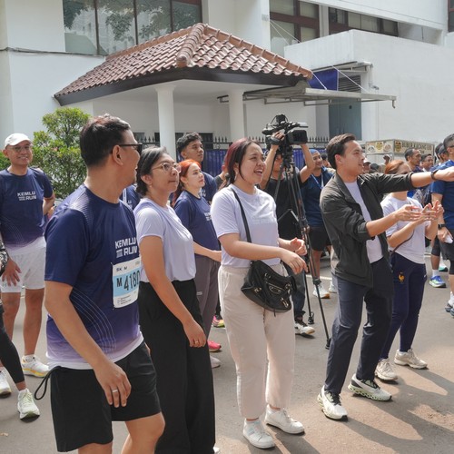 Race photo from KEMLU RUN 2026