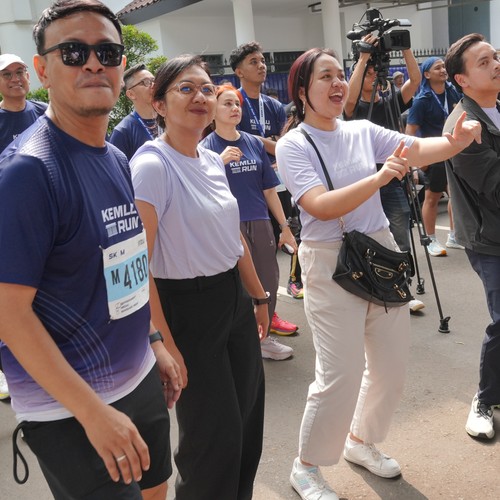 Race photo from KEMLU RUN 2026