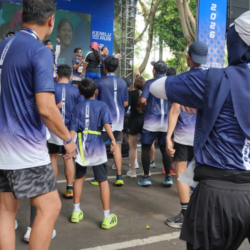 Race photo from KEMLU RUN 2026