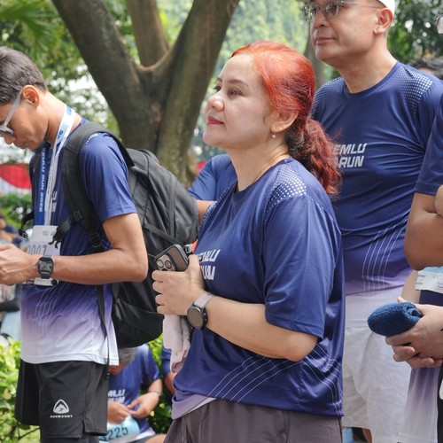 Race photo from KEMLU RUN 2026
