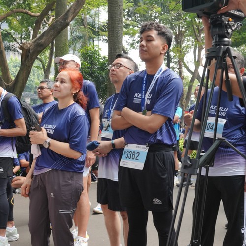 Race photo from KEMLU RUN 2026