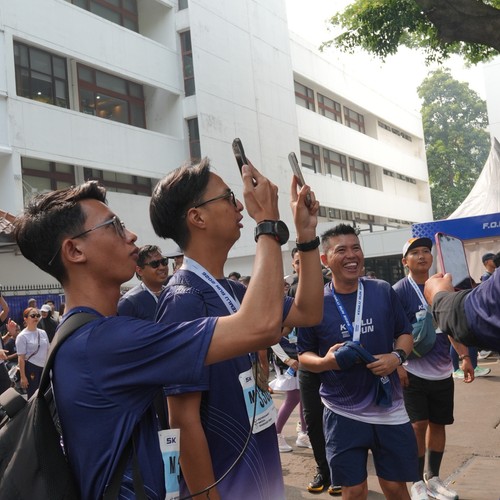 Race photo from KEMLU RUN 2026