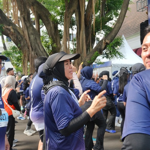 Race photo from KEMLU RUN 2026