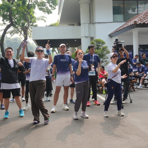 Race photo from KEMLU RUN 2026