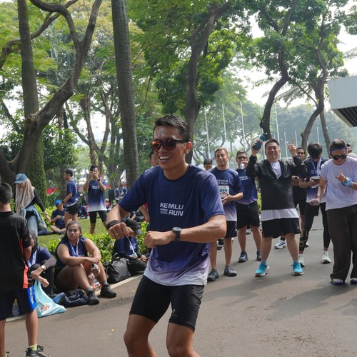 Race photo from KEMLU RUN 2026