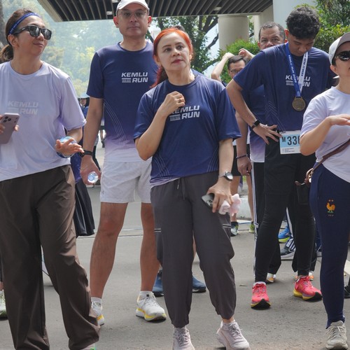 Race photo from KEMLU RUN 2026
