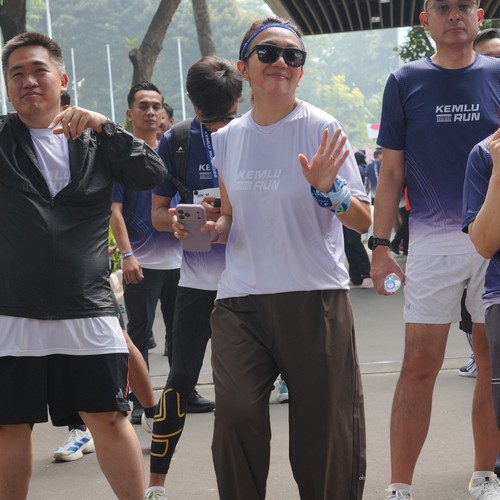 Race photo from KEMLU RUN 2026