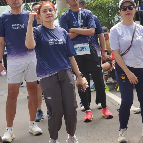Race photo from KEMLU RUN 2026