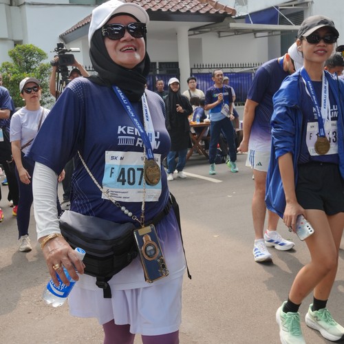 Race photo from KEMLU RUN 2026