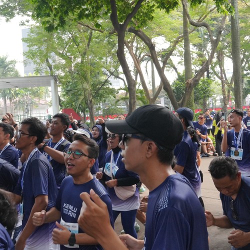 Race photo from KEMLU RUN 2026
