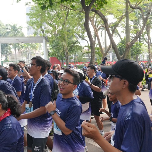 Race photo from KEMLU RUN 2026