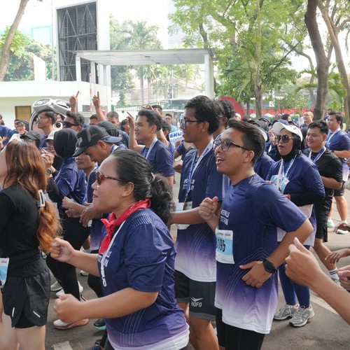 Race photo from KEMLU RUN 2026