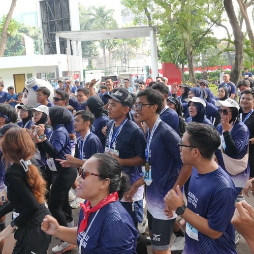 Race photo from KEMLU RUN 2026