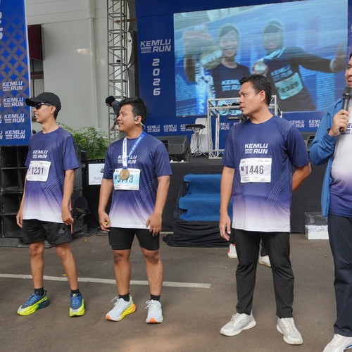 Race photo from KEMLU RUN 2026