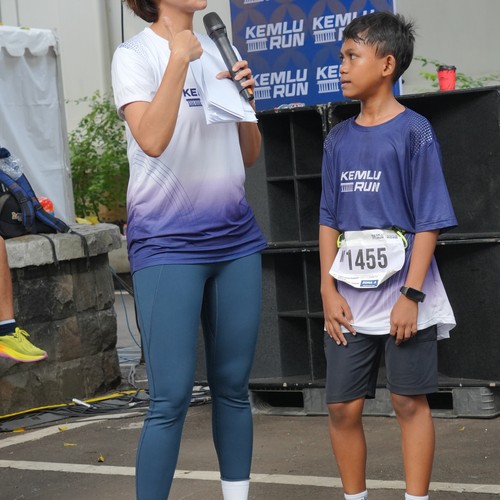 Race photo from KEMLU RUN 2026