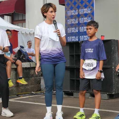 Race photo from KEMLU RUN 2026