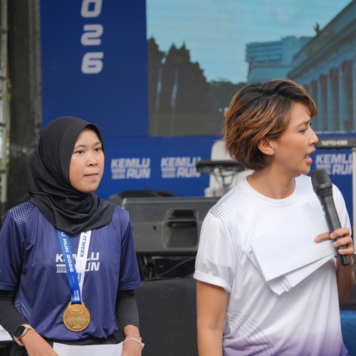Race photo from KEMLU RUN 2026