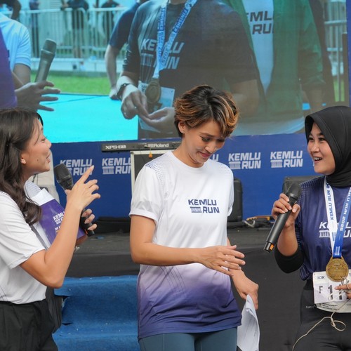Race photo from KEMLU RUN 2026
