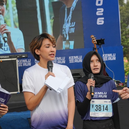 Race photo from KEMLU RUN 2026