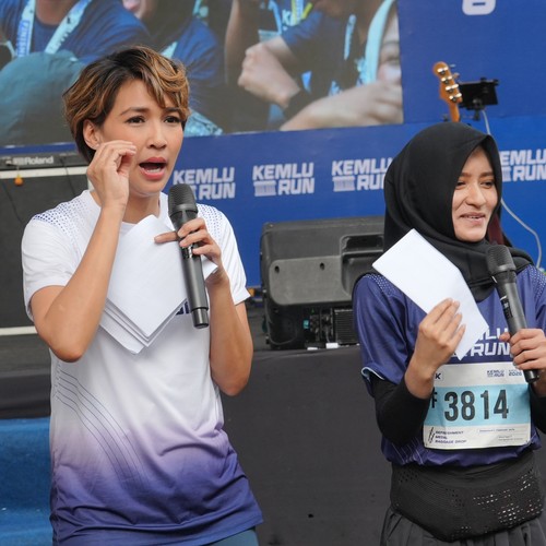 Race photo from KEMLU RUN 2026
