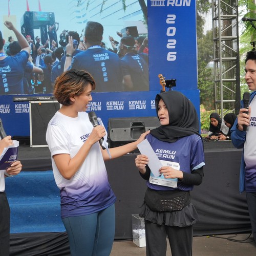 Race photo from KEMLU RUN 2026