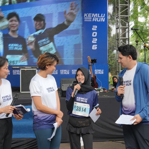Race photo from KEMLU RUN 2026