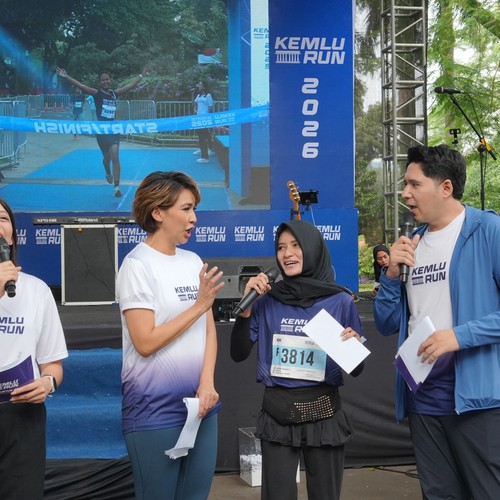 Race photo from KEMLU RUN 2026