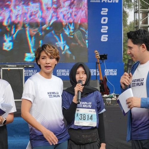 Race photo from KEMLU RUN 2026