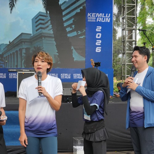 Race photo from KEMLU RUN 2026