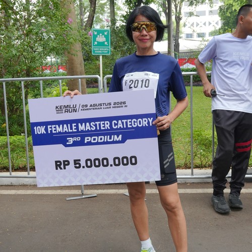 Race photo from KEMLU RUN 2026