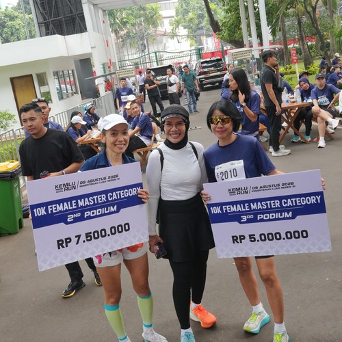 Race photo from KEMLU RUN 2026