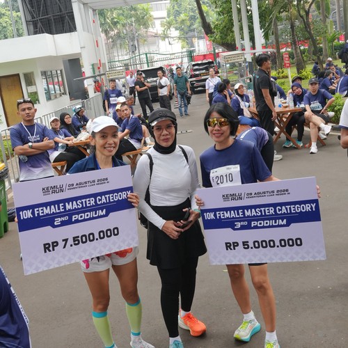 Race photo from KEMLU RUN 2026