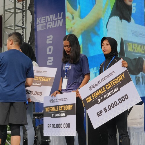 Race photo from KEMLU RUN 2026