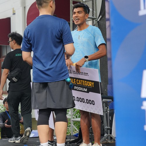 Race photo from KEMLU RUN 2026