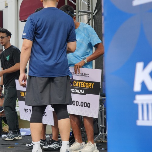 Race photo from KEMLU RUN 2026