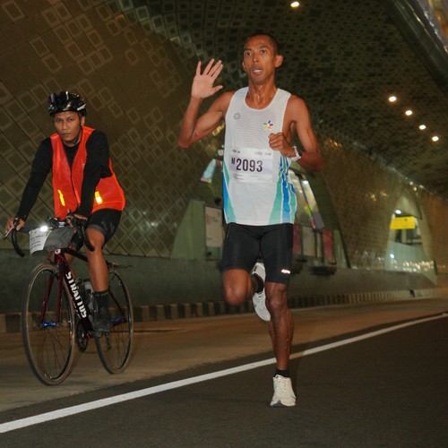 Race photo from KEMLU RUN 2026