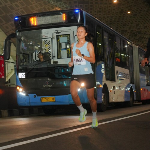 Race photo from KEMLU RUN 2026