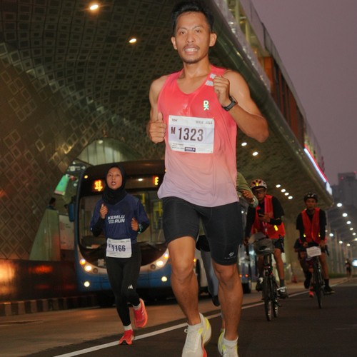 Race photo from KEMLU RUN 2026